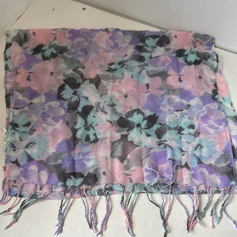 The children’s place pastel floral scarf lightweight